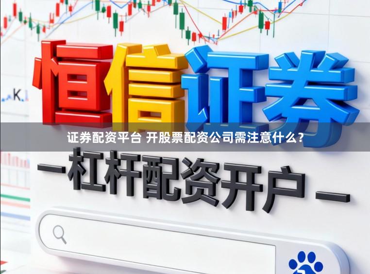证券配资平台 开股票配资公司需注意什么？